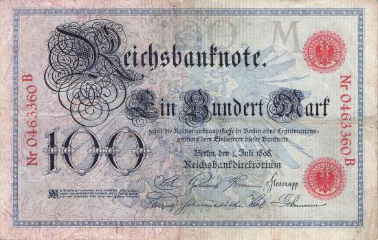 100 Mark 1898 M/B Ro.17